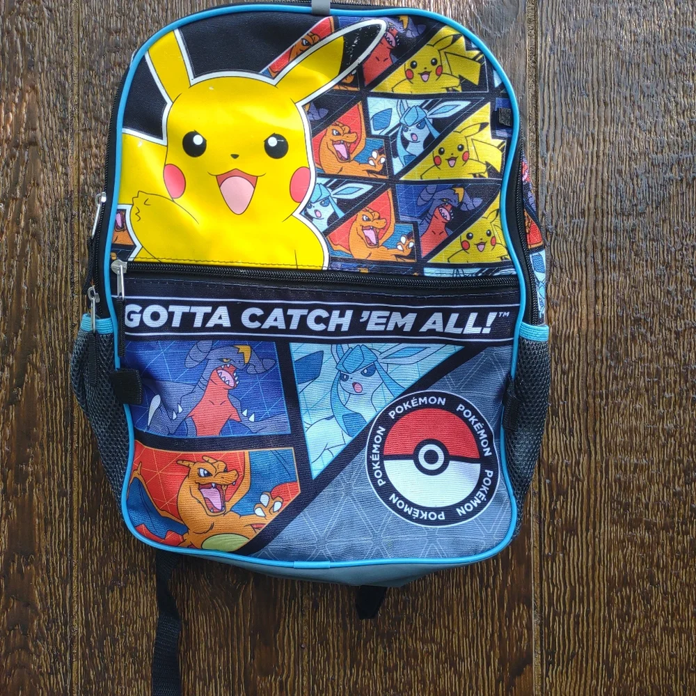 Pokemon Character Theme Graphic Backpack